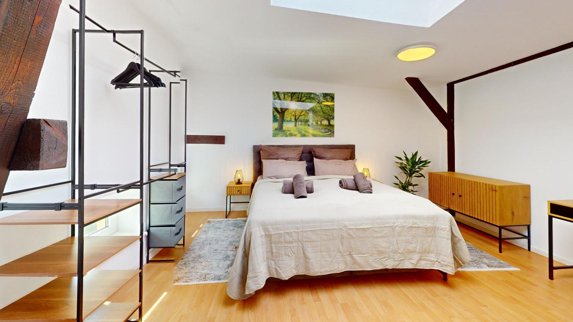 Sweethome - Luxus Apartment Auf 2 Etagen Magdeburgo Esterno foto